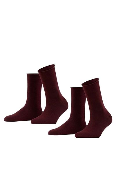 FALKE 2er-Pack Damen-Socken – Happy & Kurzrollbündchen