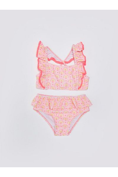 LC Waikiki Σετ μπικίνι για μωρά Lcw Baby Printed Baby Girl