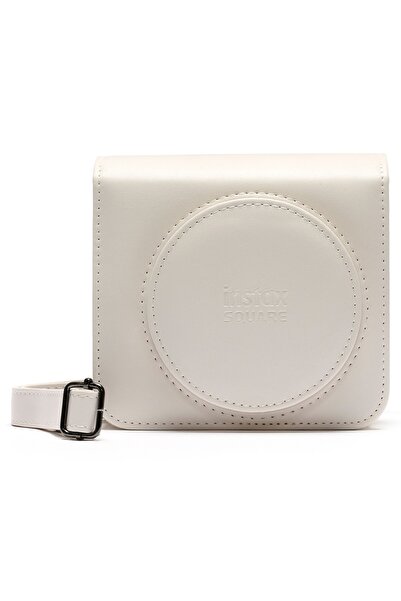 Fujifilm Λευκή δερμάτινη τσάντα Instax Sq1