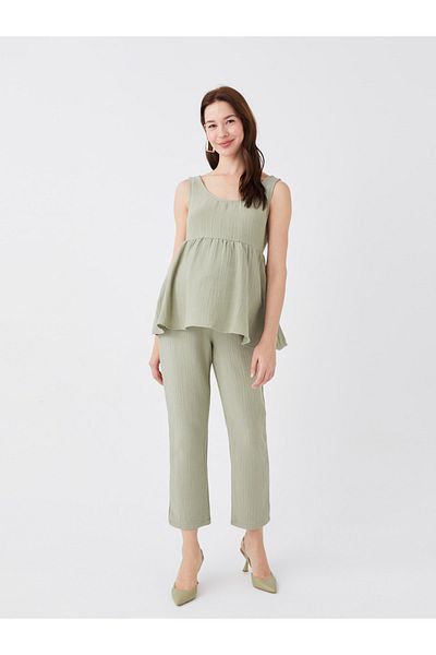 LC Waikiki Umstandsbluse mit U-Ausschnitt und geraden Trägern
