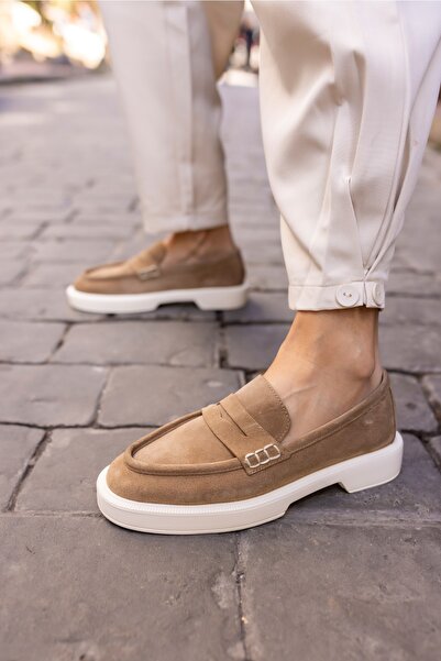 ANGELİNA JONES حذاء لوفر نسائي من Dream Desert Tan Eva Sole