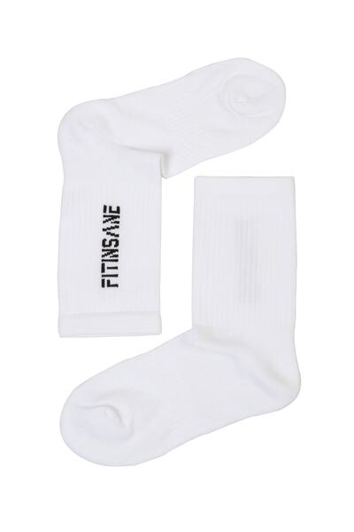FIT INSANE جوارب رياضية للجنسين من Premium Performance Crew - قابلة للتنفس، ه...