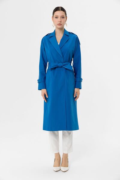 Icon Kadın Mavi Şimal Trençkot 1638 Kb