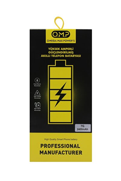 op omega max power's Iphone 6s Plus Uyumlu Yüksek Amperli Güçlendirilmiş Bata...