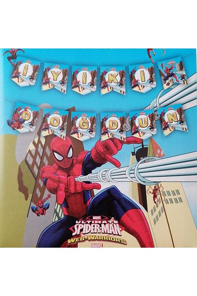 booddie Μοντέλο Spiderman Spider Καλή ημέρα γενεθλίων με φάκελο με γράμματα