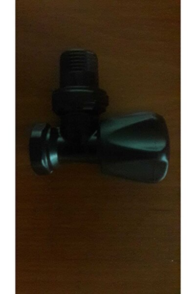 Eurasia Havlupan Towel Radiator Eurasia 1/2" Köşe Radyatör Vanası Siyah