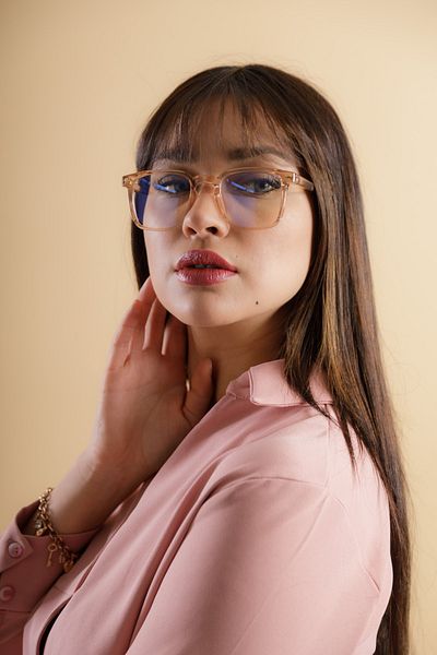 ONNObutik Honey - Blue Block - Blue Light Protection Glasses - Compatible with All Face Types