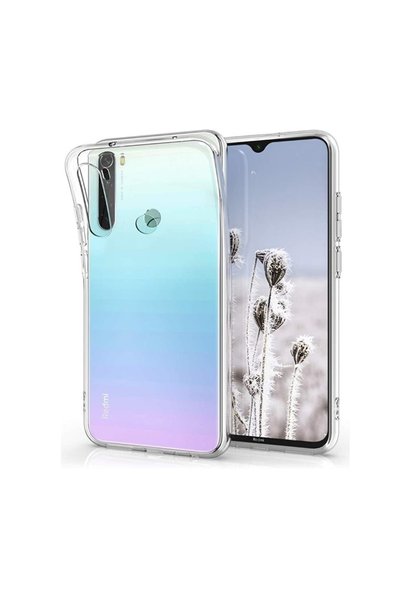 Ceptex جراب سيليكون شفاف متوافق مع هاتف Xiaomi Redmi Note 8