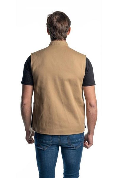 Şensel Μπεζ-Μαύρο γιλέκο με πολλές τσέπες - Four Seasons Vestido - 118e1357