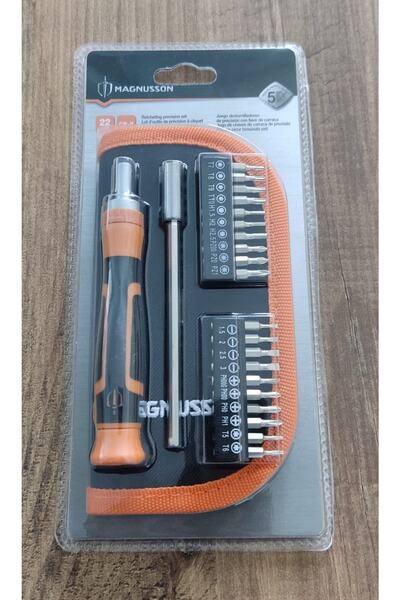 Magnusson Mag 22 Parça Hassas Cırcır Tornavida Seti