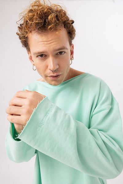 gothamvibes Ανδρικό φούτερ Calm Oversize Mint