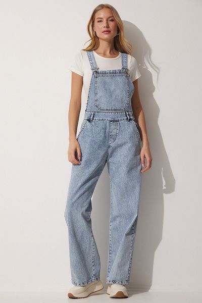 Happiness İstanbul Overalls - Blue - Regular fit
