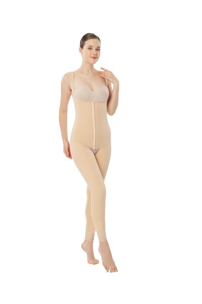 Variteks Ref 216 Agraflı Göğüs Altı - Ayak Bileği Liposuction Korse