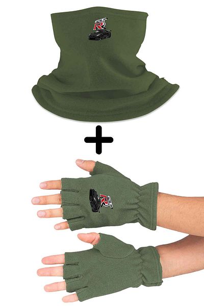 herotasarım Polar Bll3788 - Gtr Cut Gloves Σετ 2 γιακά λαιμού