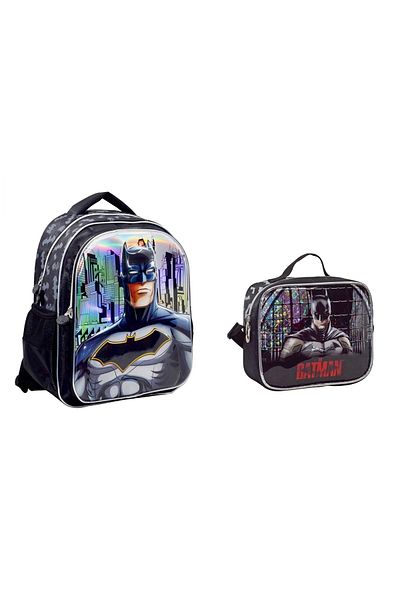 Batman School Bag And Lunch Bag