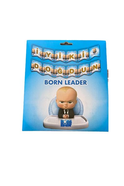 MFM Πάρτι Boss Baby Ευχαριστούμε για το γενέθλια σας Banner
