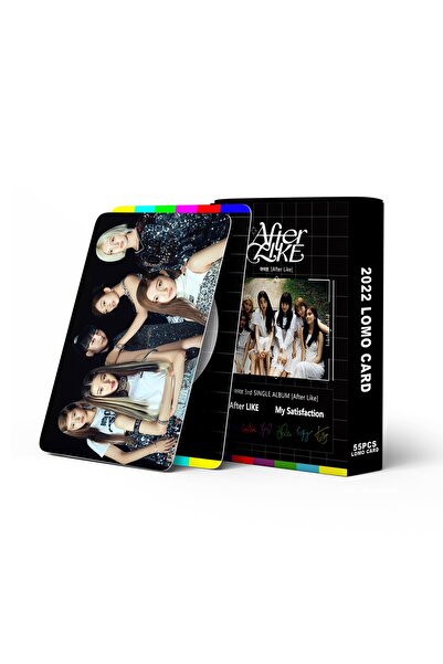 Kpop Dünyasi Ive '' After Like '' Çift Yön Baskılı Lomo Card Seti