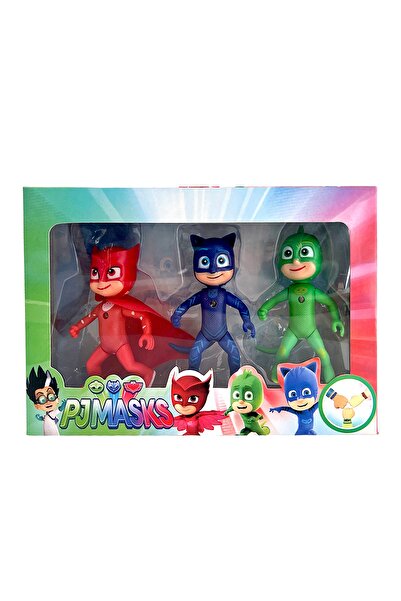 UDATOYS Pijamaskeliler Büyük Boy Karakterler Pjmasks Oyuncak 3lü Set