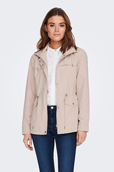 ONLY معطف موسمي بجيب بغطاء للرأس بقصة عادية من Onlnewstarline15218612