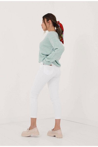 LAMİRAMOOD Skinny Leg White Skinny Ultra Elasticity Jean Vision