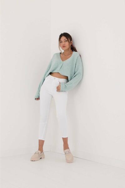 LAMİRAMOOD Вузькі білі джинси Skinny Ultra Elastic Jean Vizyon