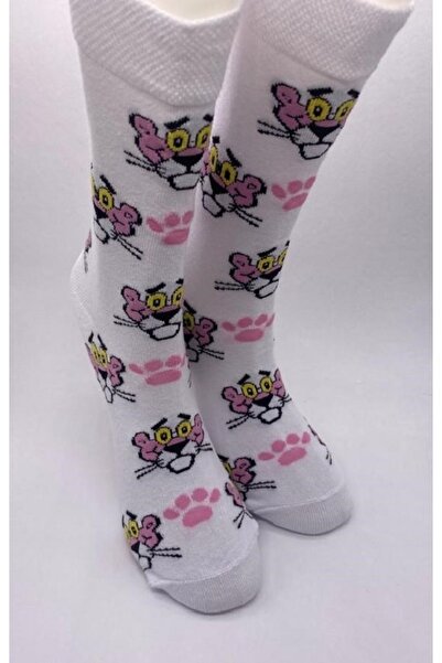 Çorap Kurdu Desenli Karakterli Renkli Soket Çorap Çk22