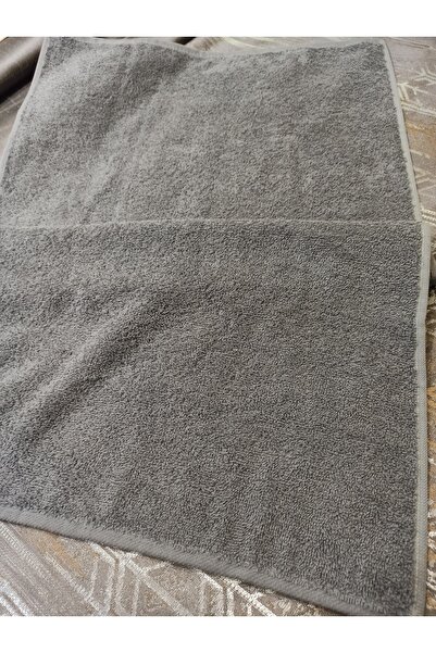 ŞENER HOME Набір з 6 рушників для перукаря, манікюру, спорту, щоденного використання, 50x90 см. Рушник однотонний - сірий