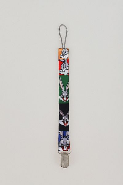 KARAMİLA Rabbit Pacifier Hanger - Pacifier Chain - Pacifier Holder - Handmade
