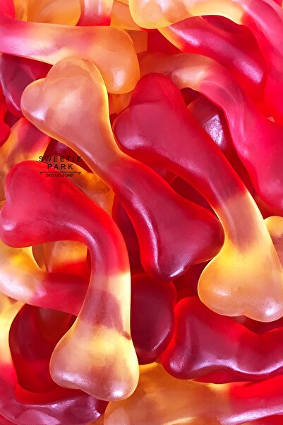 Haribo Süper Dev Kemik Meyveli Jelly Yumuşak Şekerleme Jelibon 1 Kg