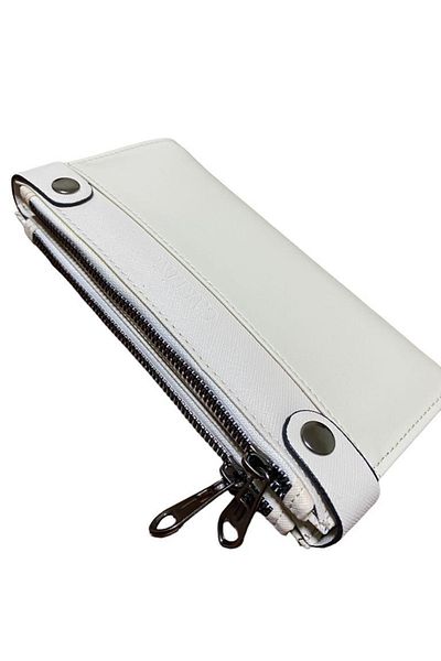 Carlino Zippered Wallet with Snap Closure Women308199