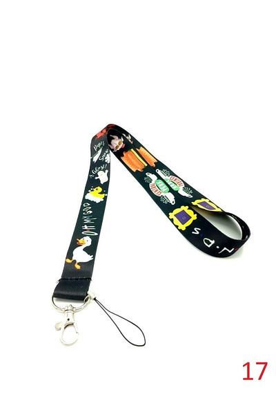 CİCCİBİCCİSHOP Friends Black Whistle Cord, Neck Hanger Rope