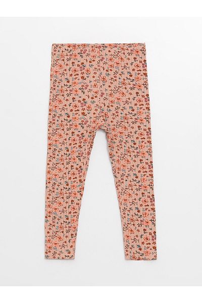 LC Waikiki Gemusterte Baby-Strumpfhose für Mädchen mit elastischem Bund