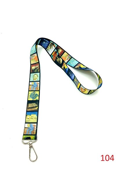 CİCCİBİCCİSHOP Şerit Halinde Ünlü Resimler Temalı Boyun Askı Ipi