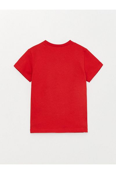 LC Waikiki Crew Neck Short Sleeve Nostalgic Monkey Printed Baby Boy T-Shirt