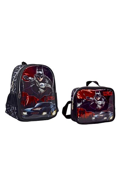 Batman School Bag And Lunch Bag