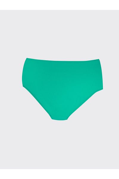 LC Waikiki Gładki damski dół od bikini z wysokim stanem