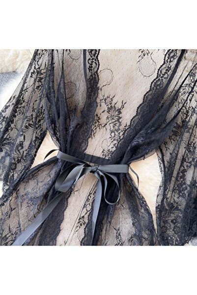 nuriçgiyim Eliza Lace Dressing Gown