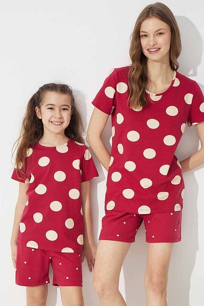 Siyah İnci Set pantaloni scurți tricotati din bumbac Lycra