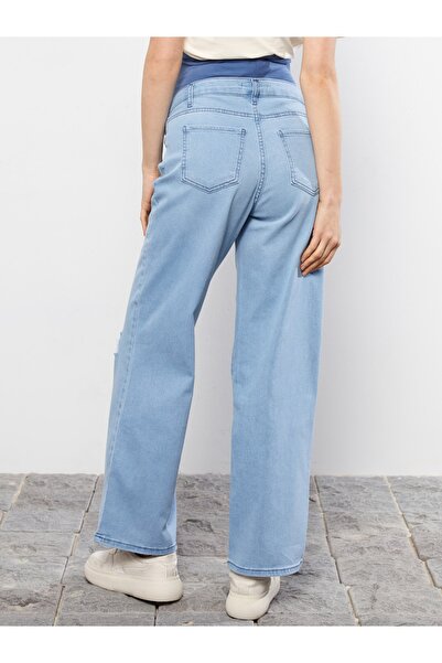 LC Waikiki Széles zsebű, részletes női Rodeo Jean nadrág