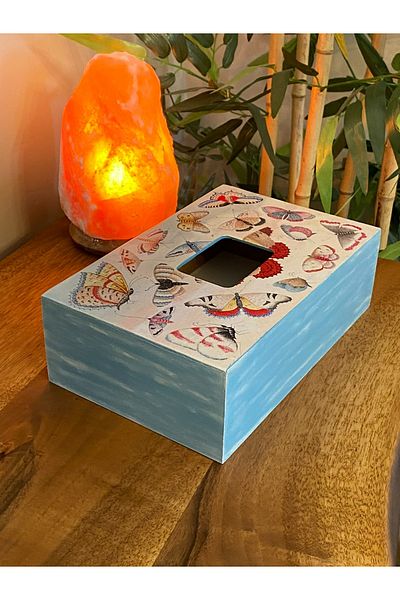 Fun Life Handmade Wooden Tissue Box