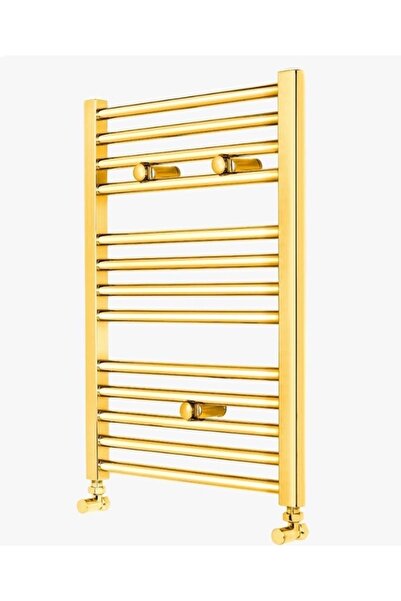 hilal 50*70 Sarı - Altın Renk Havlupan - Radyatör (2 Adet Vanalar Dahil)