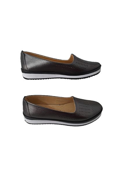Ayzen Women's Platinum Orthopedic Sole Stylish and Comfortable Daily Ballet Flats