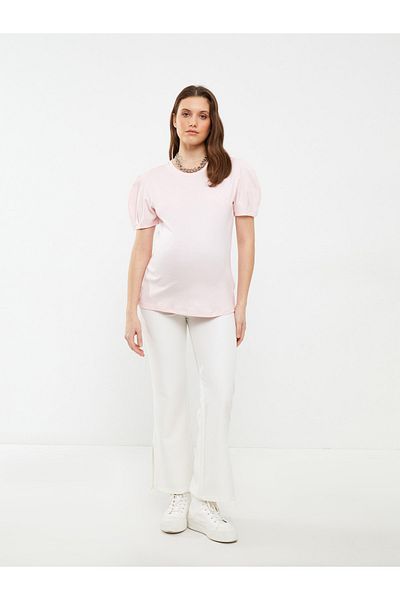 LC Waikiki Umstands-T-Shirt aus Baumwolle – Rundhalsausschnitt, kurze Ärmel
