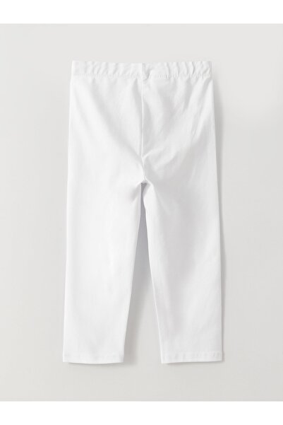 LC Waikiki Beli Lastikli Basic Kız Çocuk 3/4 Boy Tayt
