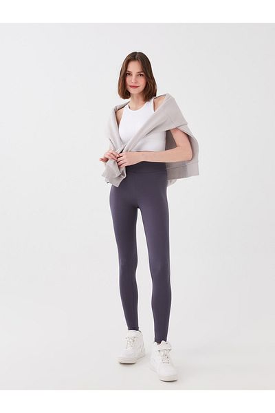 LC Waikiki Women's Plain Leggings - Elastic Waist