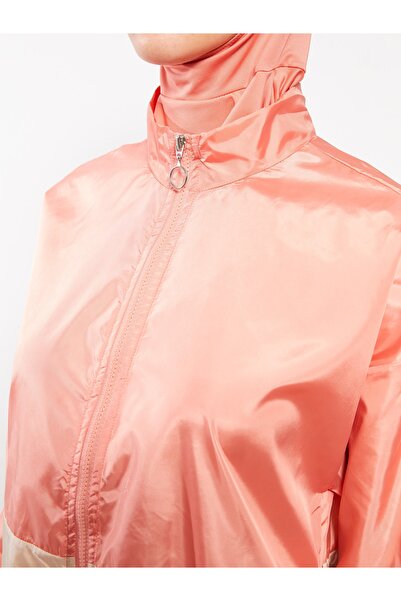 LC Waikiki Magas gallérral színes blokkolt hosszú ujjú női hidzsáb fürdőruha szett