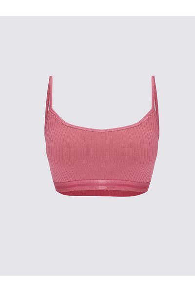 LC Waikiki Einfarbiges Bustier ohne Bügel mit Polsterung