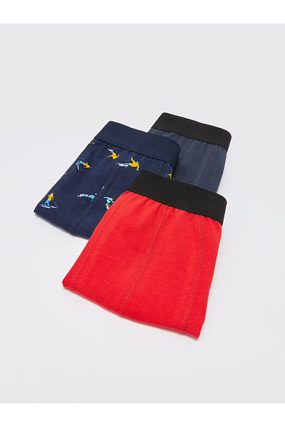 LC Waikiki Standard Mold Flexible Fabric Ανδρικό Boxer 3 τεμαχίων