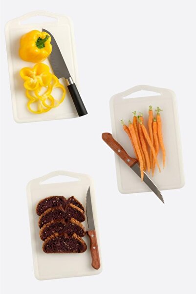 Flosoft Onikiden Kesme Tahtası, Çok Amaçlı Kesim Panosu 20x32 Cm