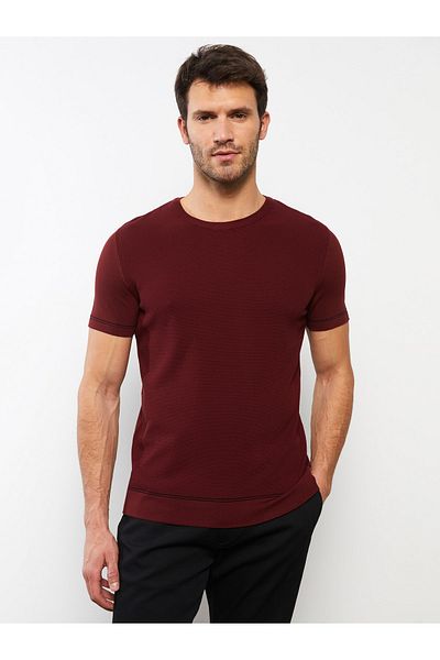 LC Waikiki Crew Neck Short Sleeve Men's Knitwear T-Shirt